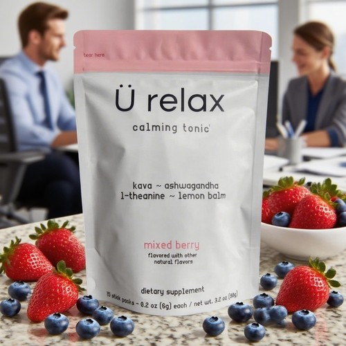 U Relax Calming Tonic - Mixed Berry 15 Packets