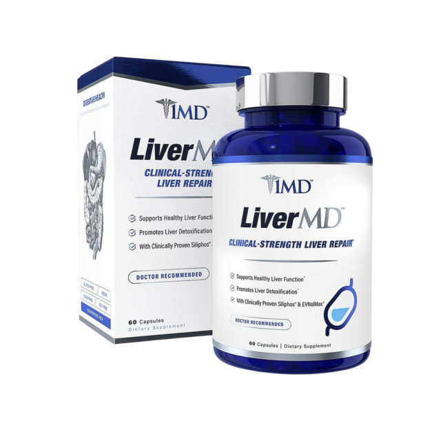 1MD Nutrition LiverMD Liver Cleanse Supplement - 60 Capsules