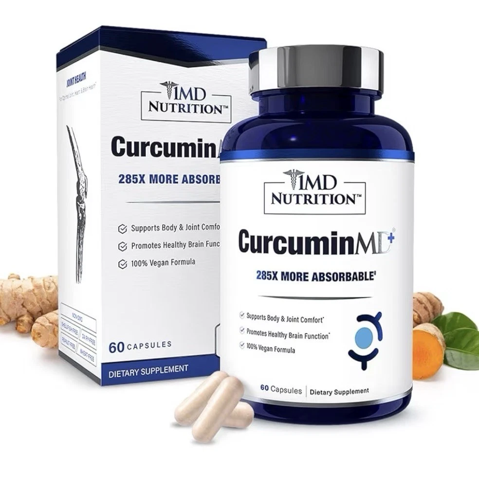 1MD Nutrition CurcuminMD Plus Turmeric Curcumin - 60 Capsules