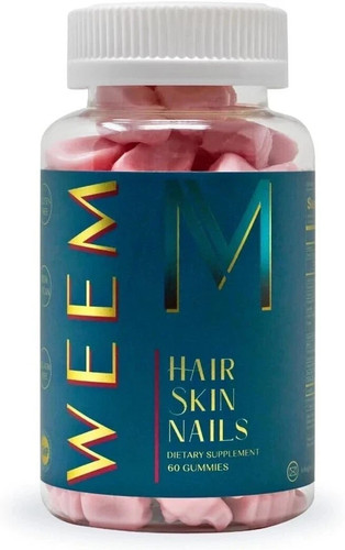 WEEM Hair, Skin & Nails Gummies - Vegan Biotin Vitamins