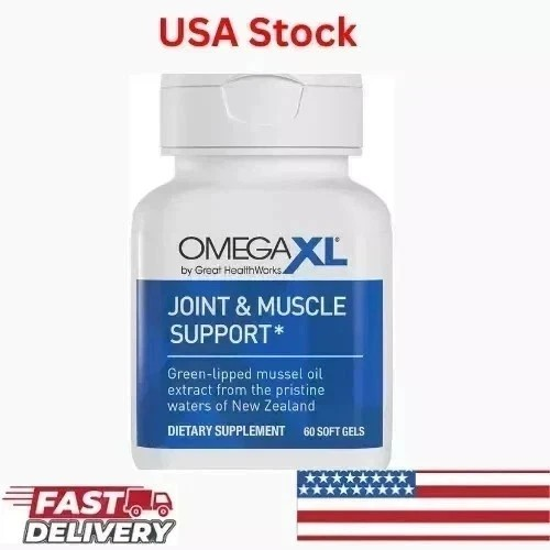 OmegaXL Natural Joint & Muscle Support - 60 Softgels