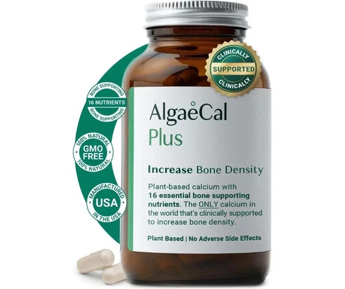 AlgaeCal Plus Plant-Based Calcium with Vitamin D3